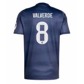 Real Madrid Federico Valverde #8 Borte skjorte 2025-26 Kortermet